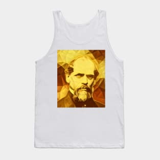 John A. Roebling Golden Portrait | John A. Roebling Artwork 6 Tank Top